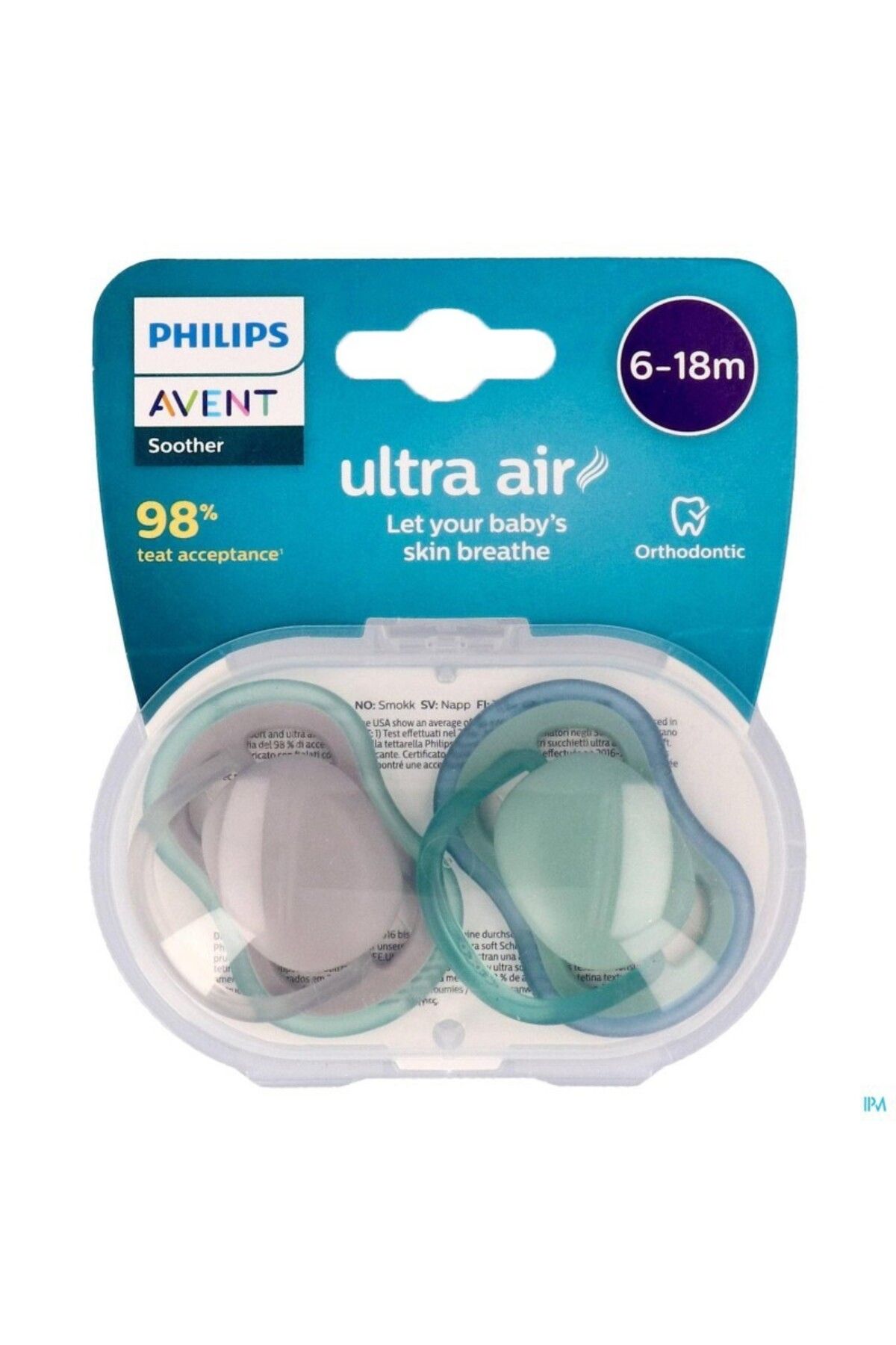 Avent Ultra Air Emzik 6-18 Ay 2li Erkek Scf085/16 Avent Ultra Air Emzik 6-18 Ay 2li Erkek Scf085/16
