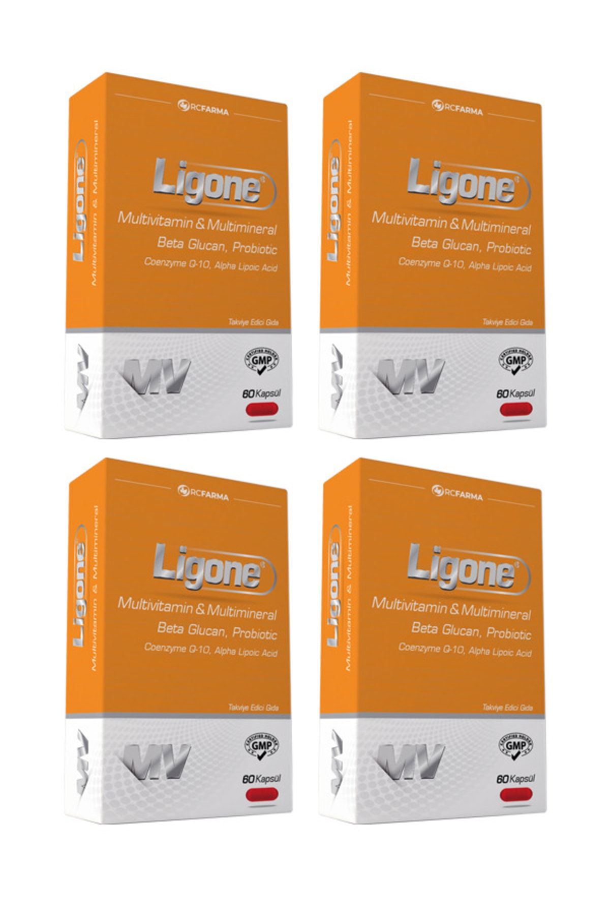 Ligone Multivitamin Multimineral Beta Glucan Probiotic 60 Kapsül 4 Kutu Ligone Multivitamin Multimineral Beta Glucan Probiotic 60 Kapsül 4 Kutu