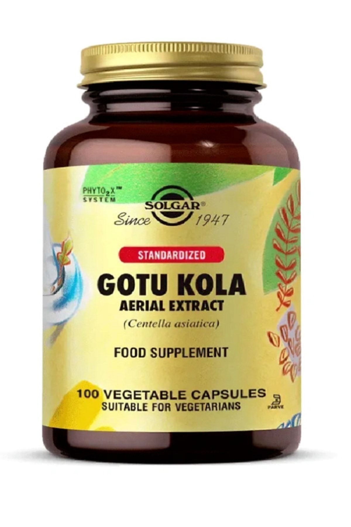 Solgar Gotu Kola Aerial Extract 100 Kapsül (gotu Cola) Solgar Gotu Kola Aerial Extract 100 Kapsül (gotu Cola)