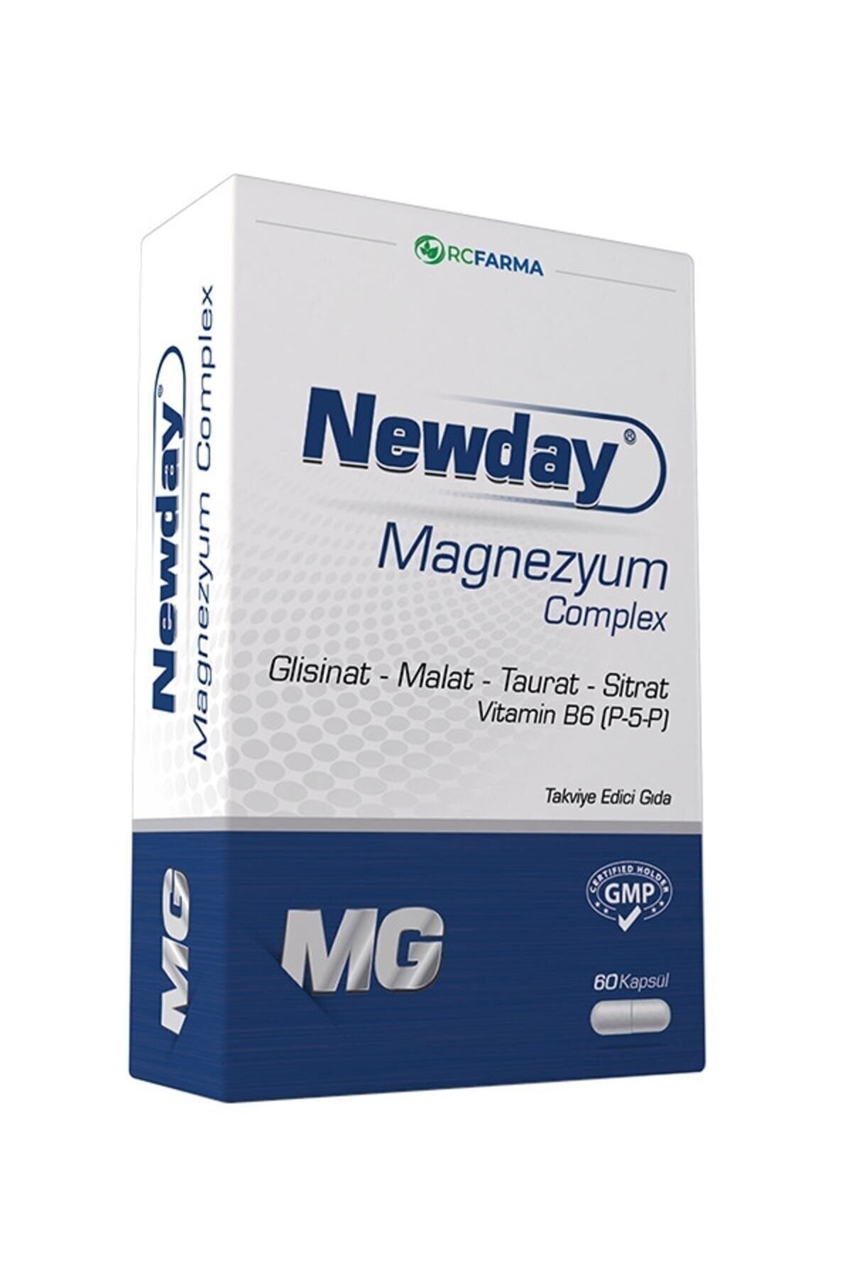 Newday Magnezyum Complex 60 Kapsül 4 Kutu Newday Magnezyum Complex 60 Kapsül 4 Kutu