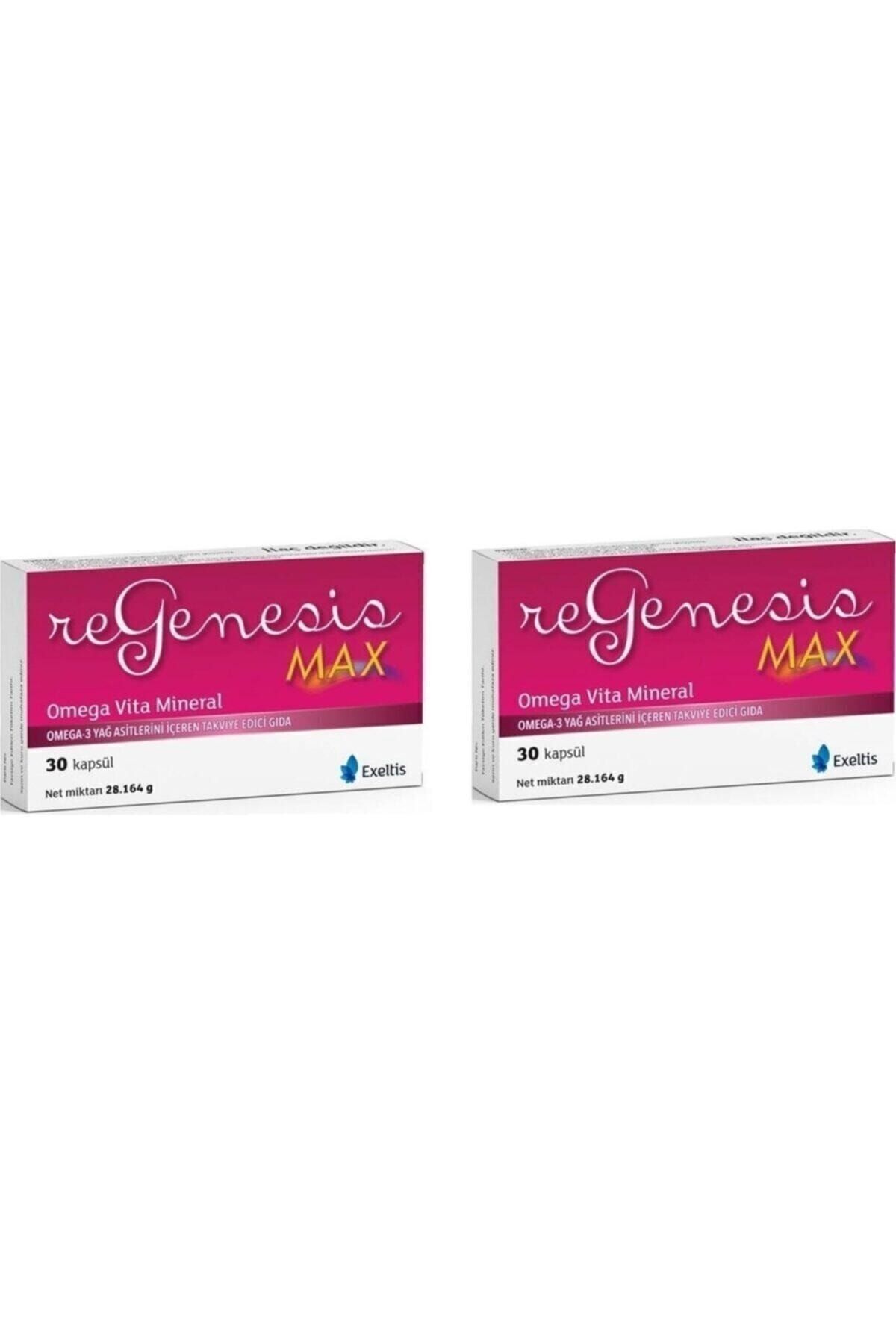 Regenesis Max Omega Vita Mineral 30 Kapsül 2`li Regenesis Max Omega Vita Mineral 30 Kapsül 2`li