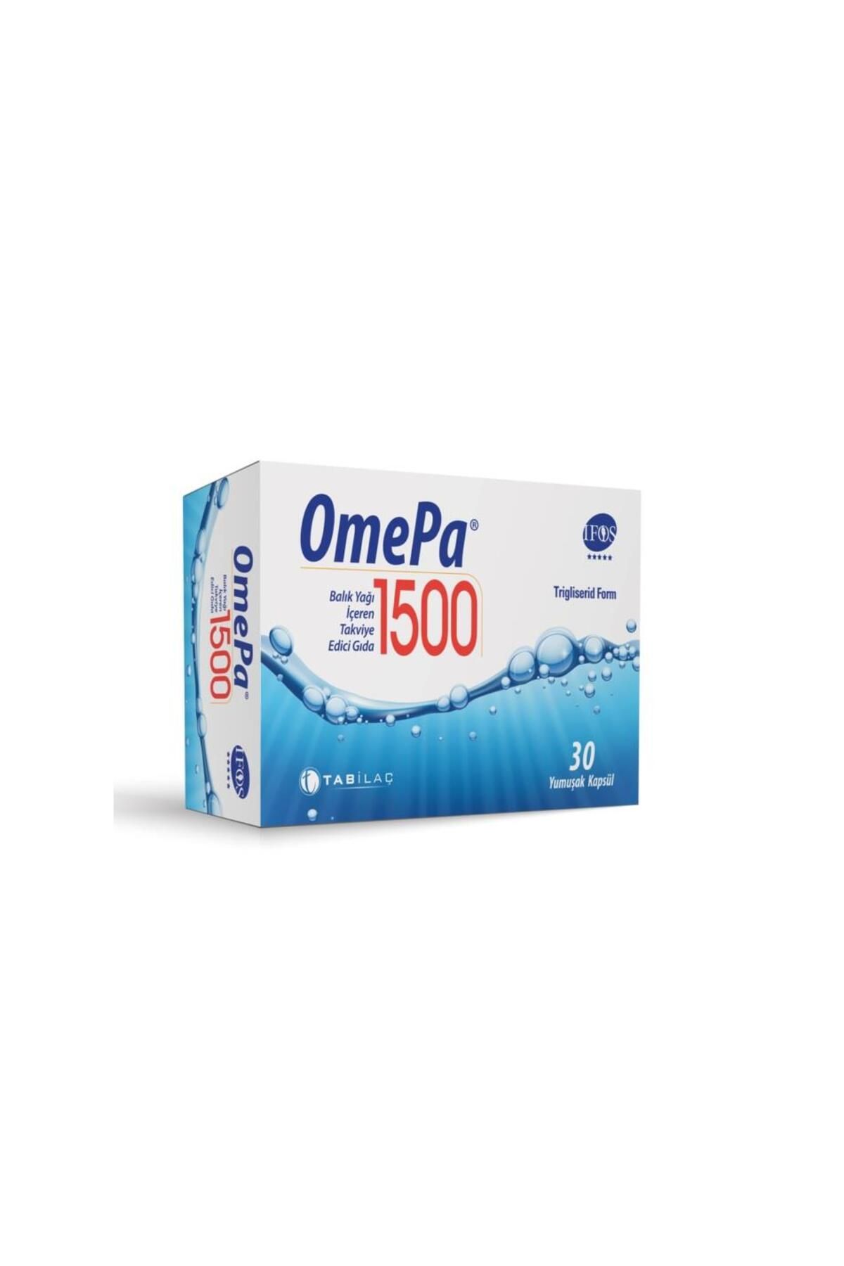 Omepa Balık Yağı 1500 mg 30 Kapsül Omepa Balık Yağı 1500 mg 30 Kapsül