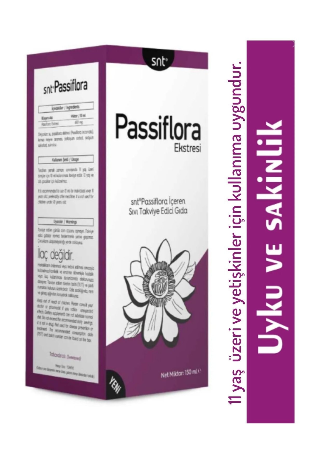 SANTASYA Passiflora 150 Ml Şurup SANTASYA Passiflora 150 Ml Şurup