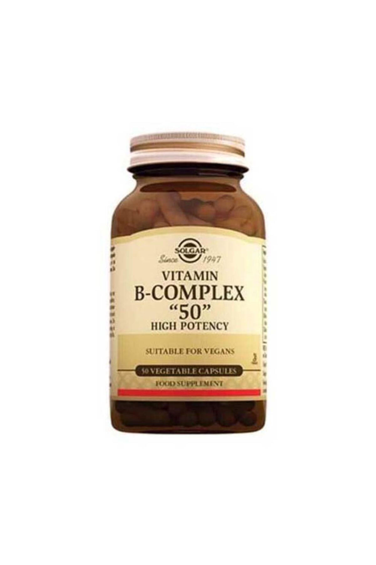 Solgar Vitamin B-complex 50 Mg 50 Kapsül Solgar Vitamin B-complex 50 Mg 50 Kapsül